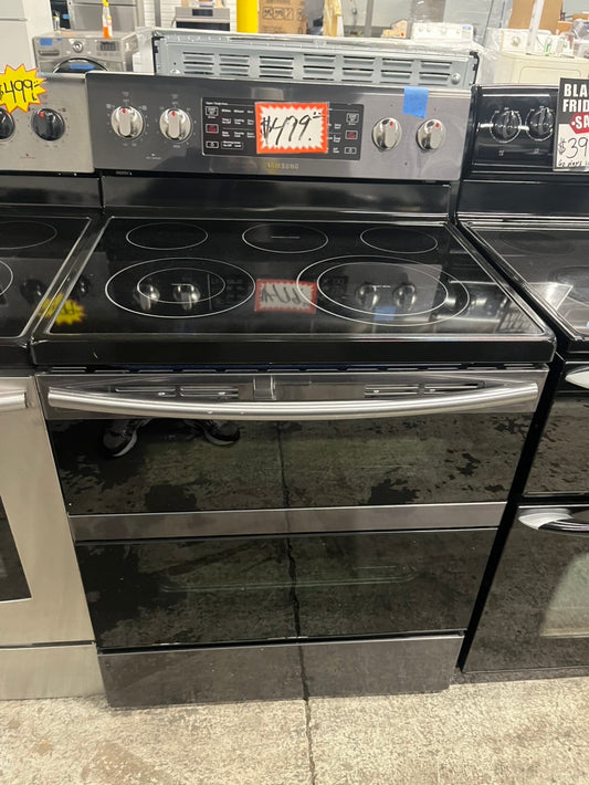 Samsung 5.9 cu. ft. Flex Duo black Stainless Steel Electric Range 30” #ERSM230B