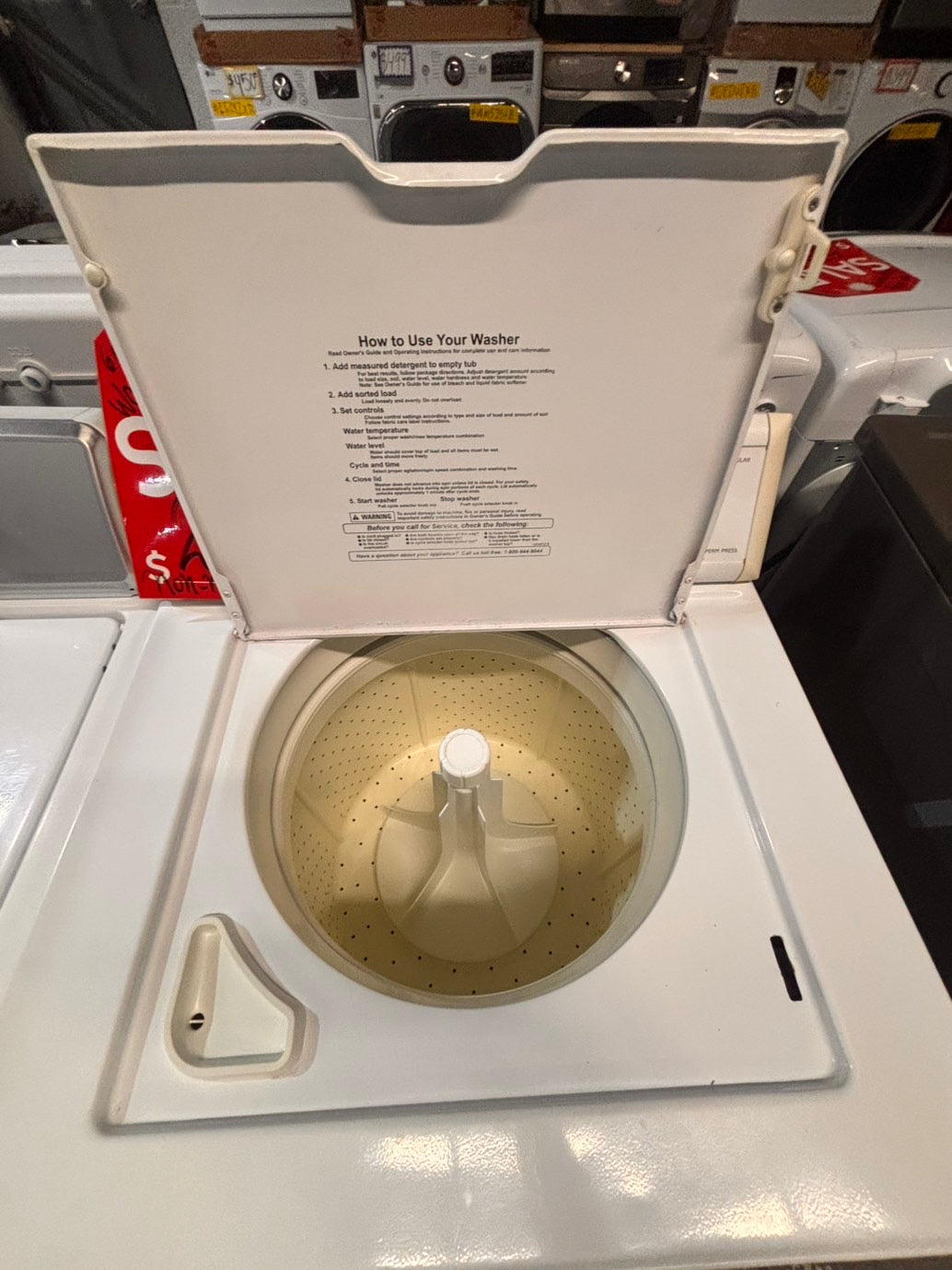 >*sale🎈frigidaire heavy duty Top load washing machine w agitator 27" in good condition,used-Refurbished #TWZ226B