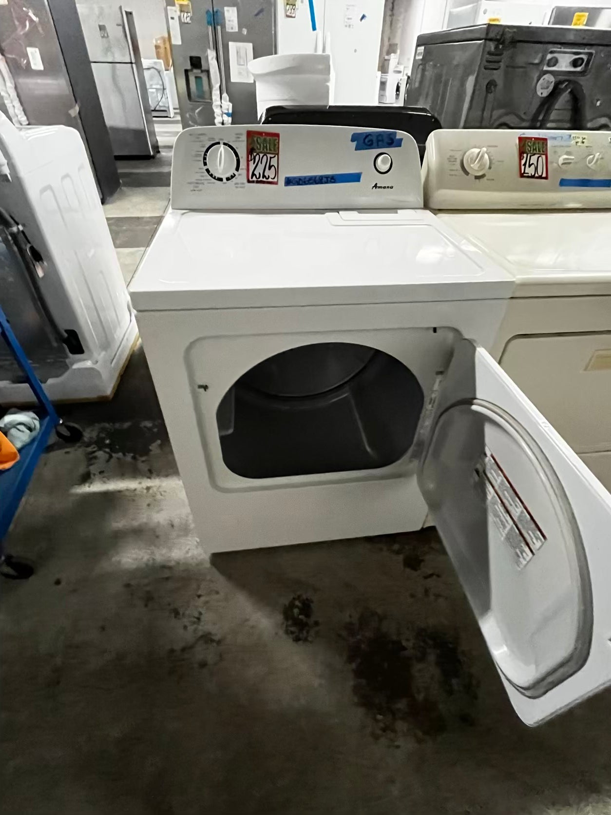 🎄Holiday Sale 🎁 Amana side x side GAS dryer large capacity 29" Refurbished #GD6568JB