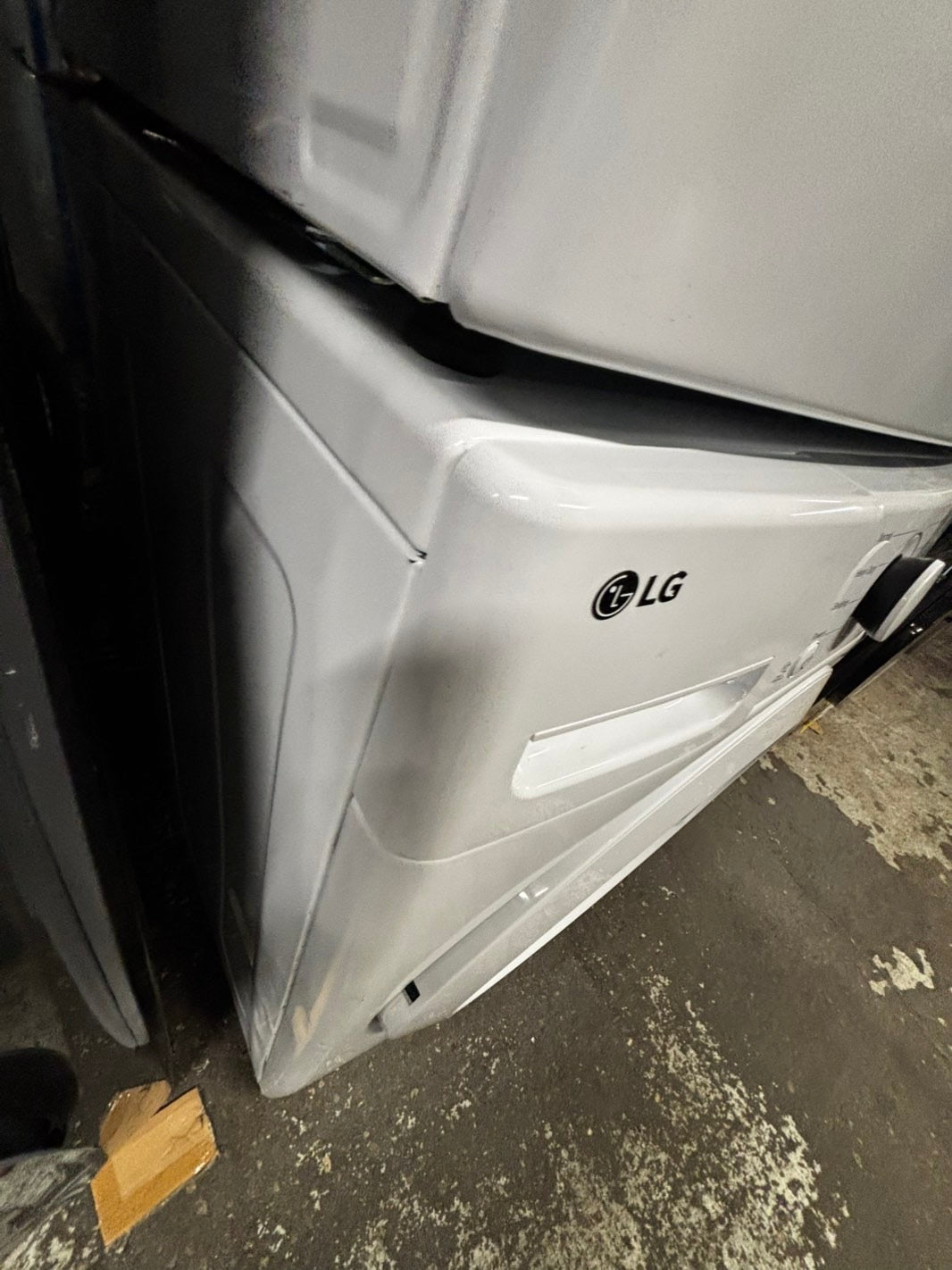 >LG new Open Box 📦 Scratch & dent mix & match 4.5 cu. ft.  Large Capacity Front Load Washer -& 7.4 cu. ft. Large Capacity Front Load Electric Dryer - White mix & match Set / stock number #WDB4AB