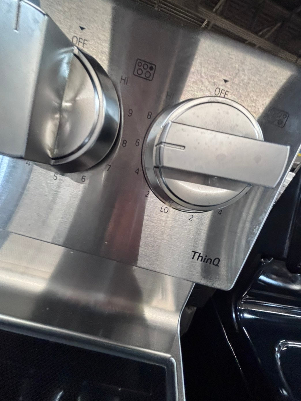 >*LG Air-fry Glass Top electric stove stainless steel convection oven bake broil 5 burner Self clean 30” used-Refurbished #ELGP51B