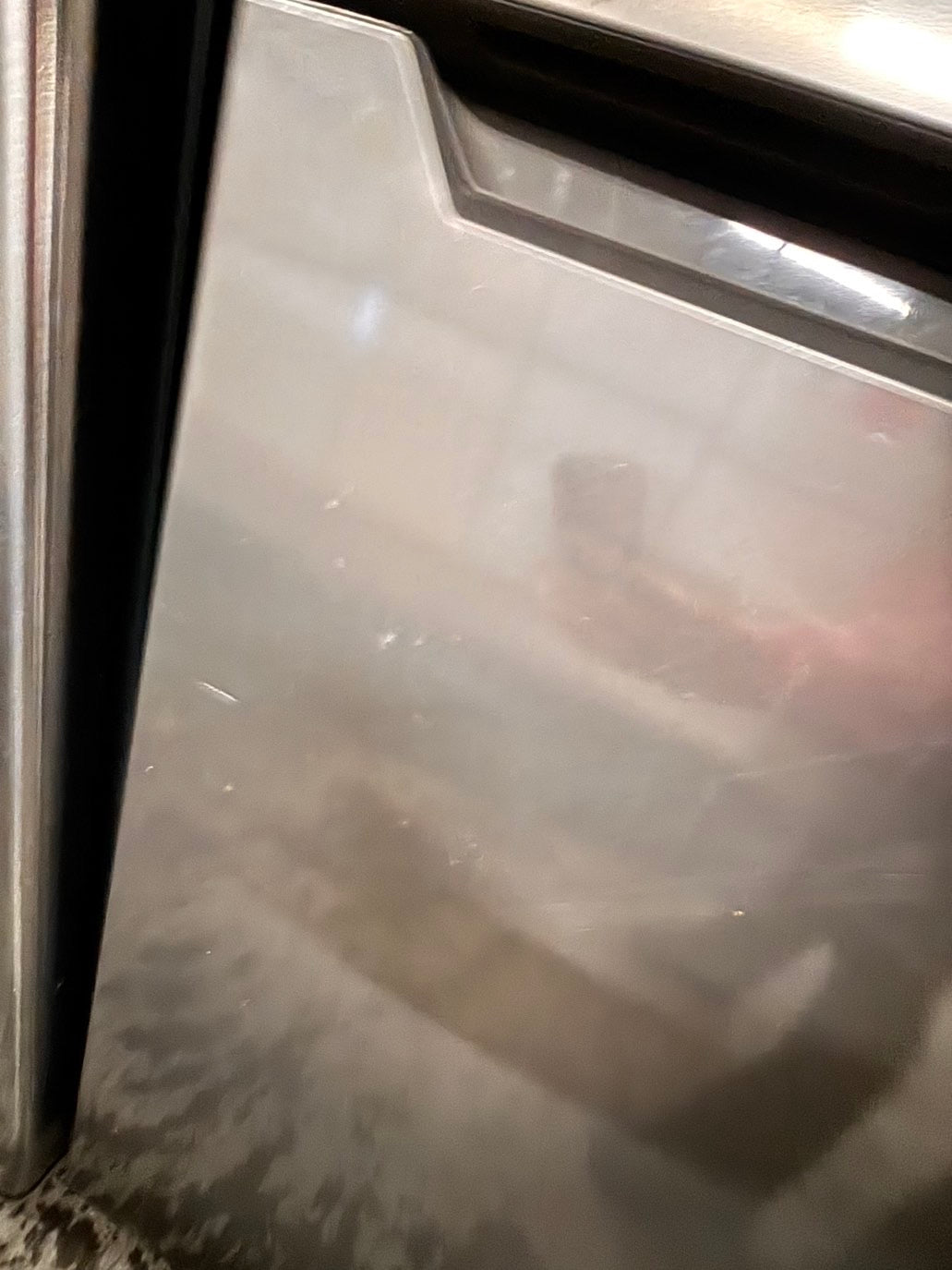 >insignia top freezer refrigerator stainless steel 24" refurbished #RF743BB