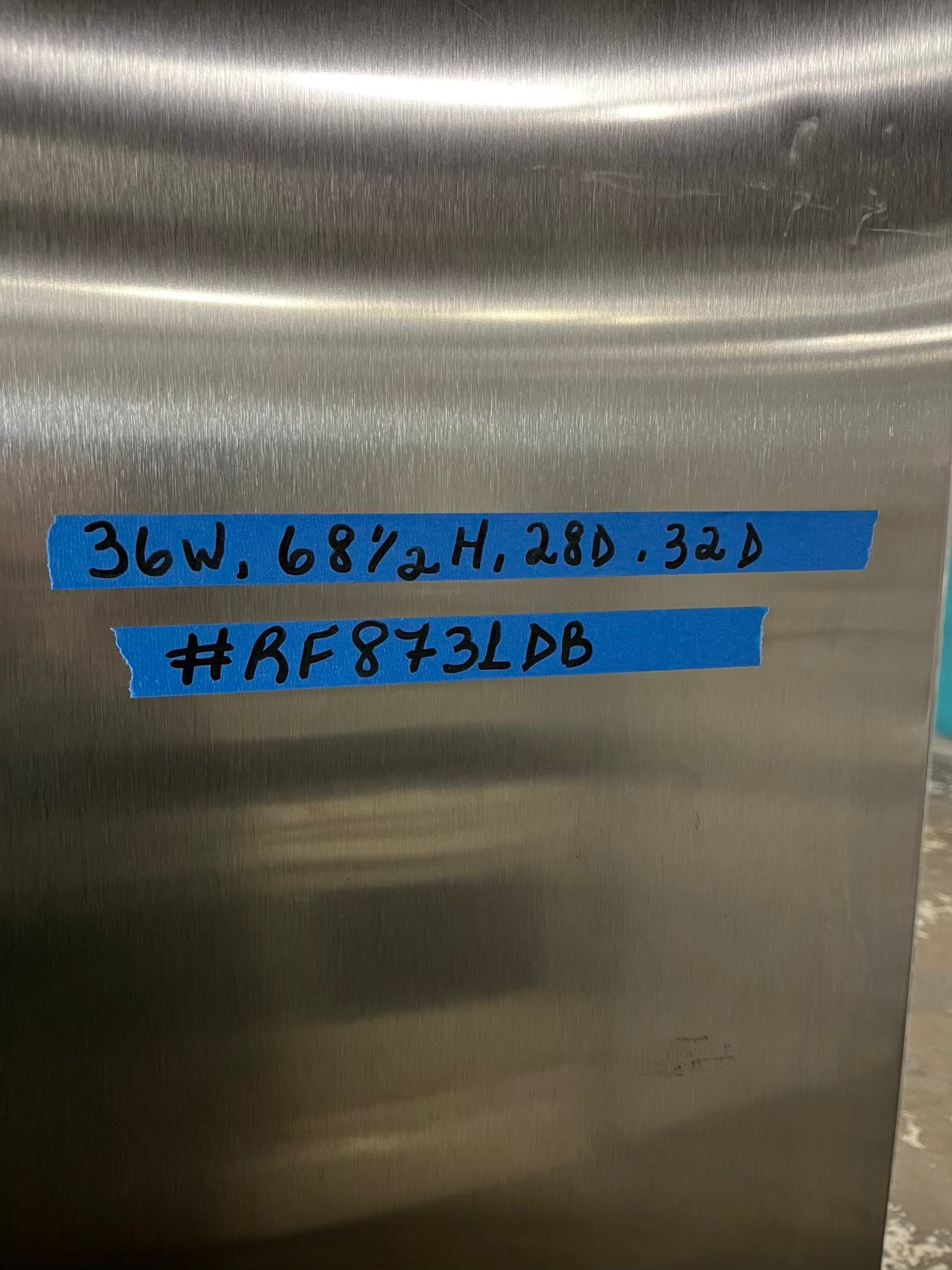 ~ Open Box 📦 | scratch & dent Frigidaire side x side  refrigerator w/ice water dispenser stainless steel 36" #RF8731DB