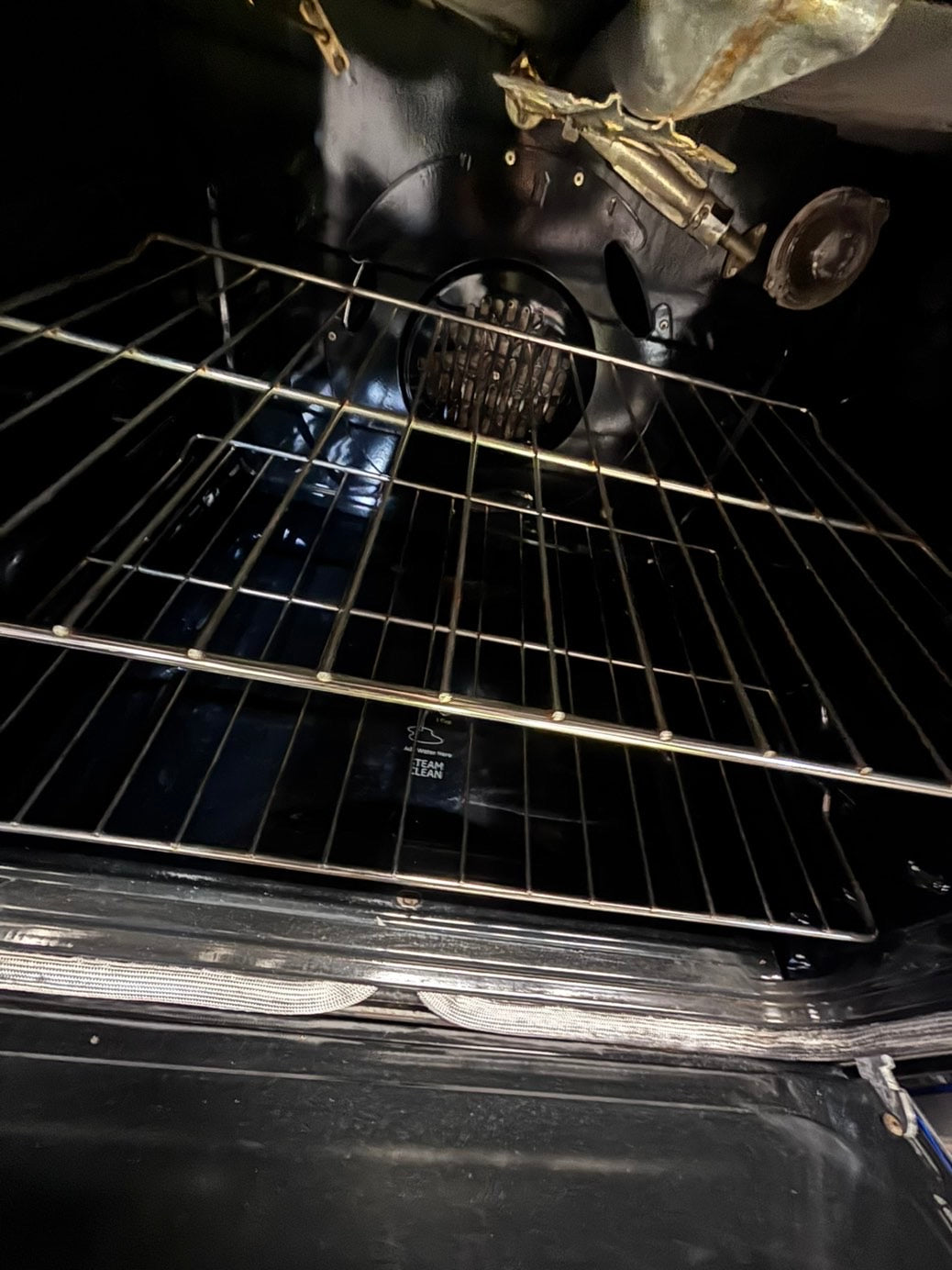 >>GE Gas range 5 burner convection oven bake ,broil Hi/Lo self clean in stainless steel used-Refurbished 30” #SGQ5QB