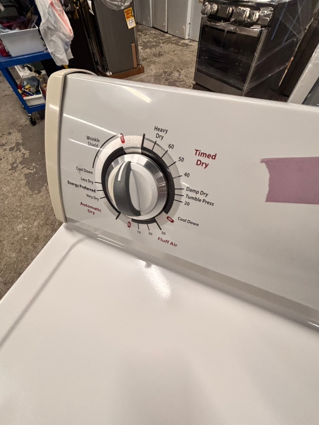 >great condition whirlpool 29” large capacity electric dryer 220v side by side used-refurbished #WDY65PB
