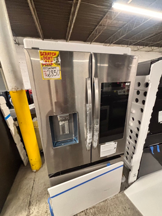 >special🎈new open box Samsung family hub 27cu.ft Standard Depth 3-Door French Door Refrigerator in Stainless Steel 
#RFHUHZ4B 36” in