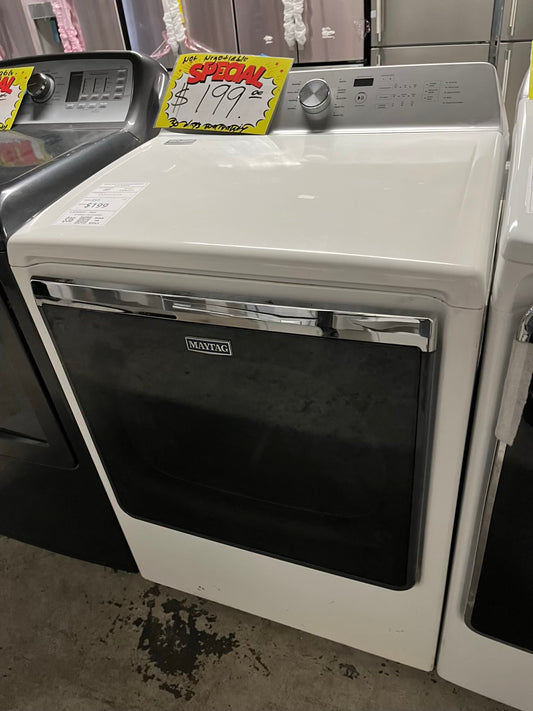 - Maytag electric dryer 220v large capacity in white #ED404FBB