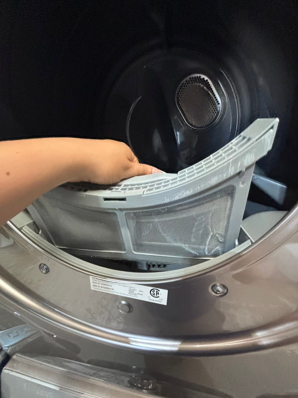 >*Samsung steam ENERGY STAR washer 4.5 cu ft & dryer 7.5 cu ft set electric steam 220v front load stackable or side by side - sensor dry ,gray color #FWD4Q1SET