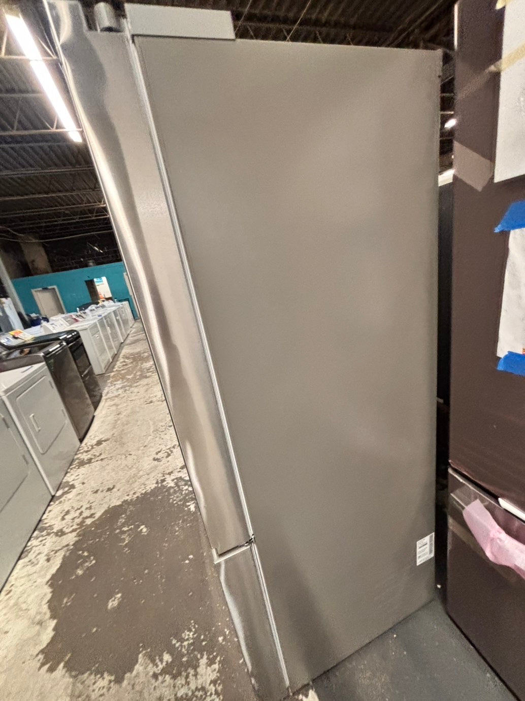 > LG new open box 📦 costumer return 27 cu. ft. SMART Counter Depth MAX French Door Refrigerator with Ice and Water, ADA Comp in PrintProof Stainless Steel #RLG27AB