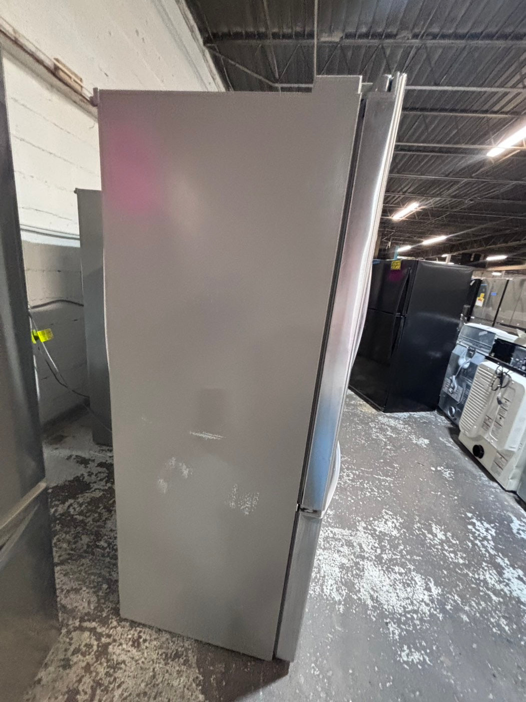 >>36” x69h 24”depth LG  French door Refrigerator counter depth stainless steel w/ ice water dispenser great condition 36" used-refurbished #KVVS24B