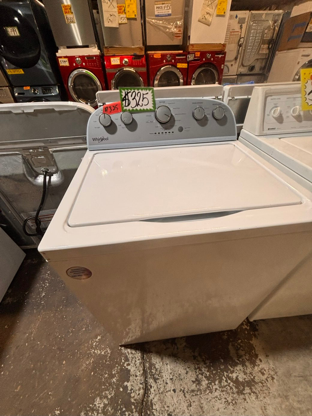 }}Whirlpool  Top load washing machine w agitator 27" in good condition,working 💯 with warranty ! used-Refurbished #AWT14TB