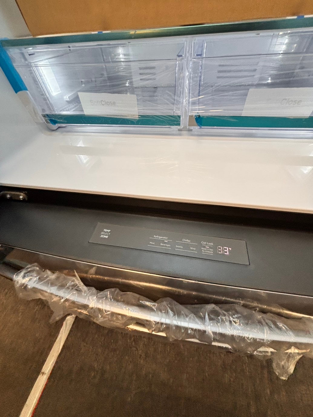 >Special 🎈3pc. Combo new open box  -french door 4-doors refrigerator GE 36” w/ice maker & water dispenser inside ,costumer return gas range five burners Airfry  & new open box over the range microwave GE #RFGAX3PC