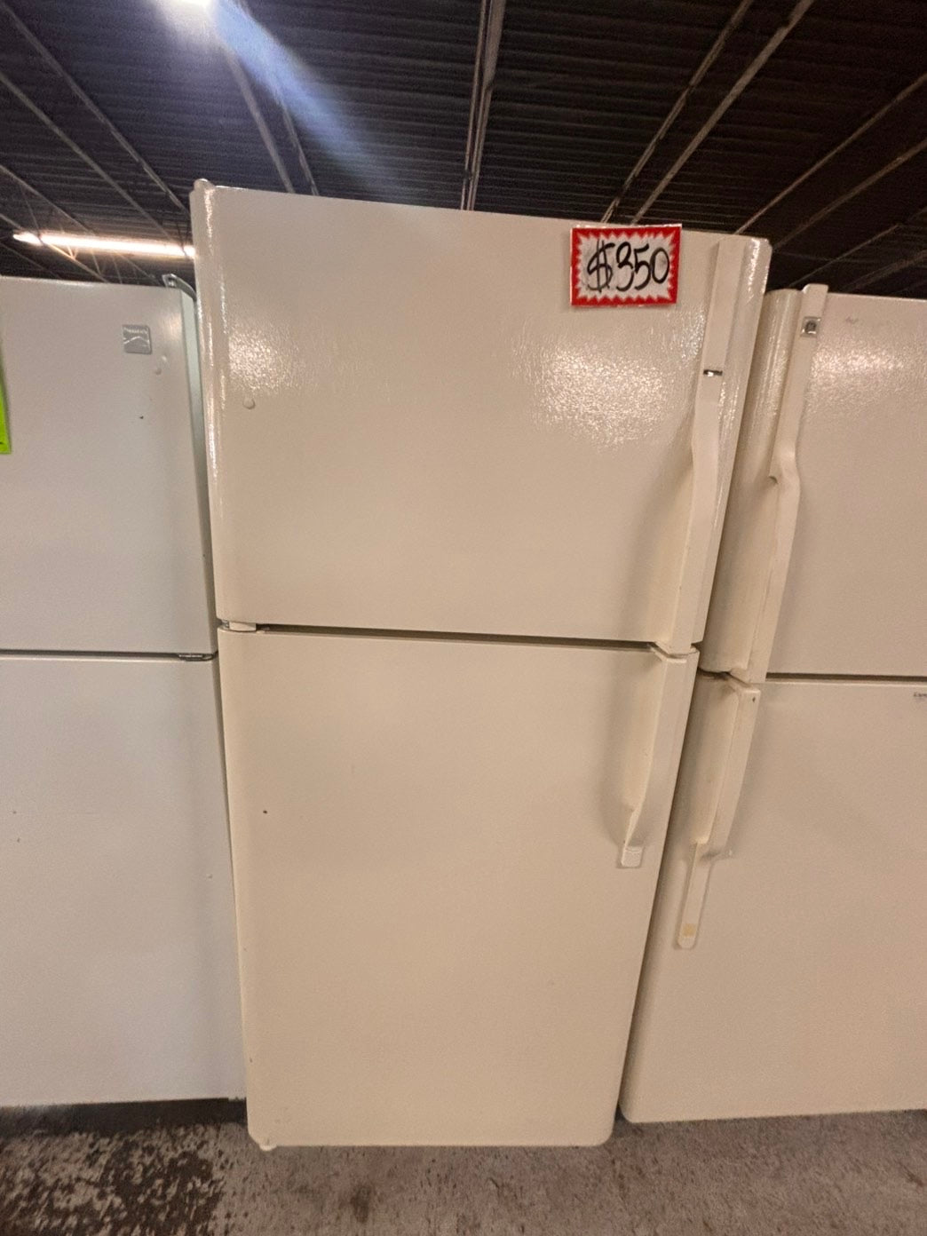 >*kenmore   top freezer refrigerator stainless steel used-refurbished 30"x 681/2h #RF21ZAB