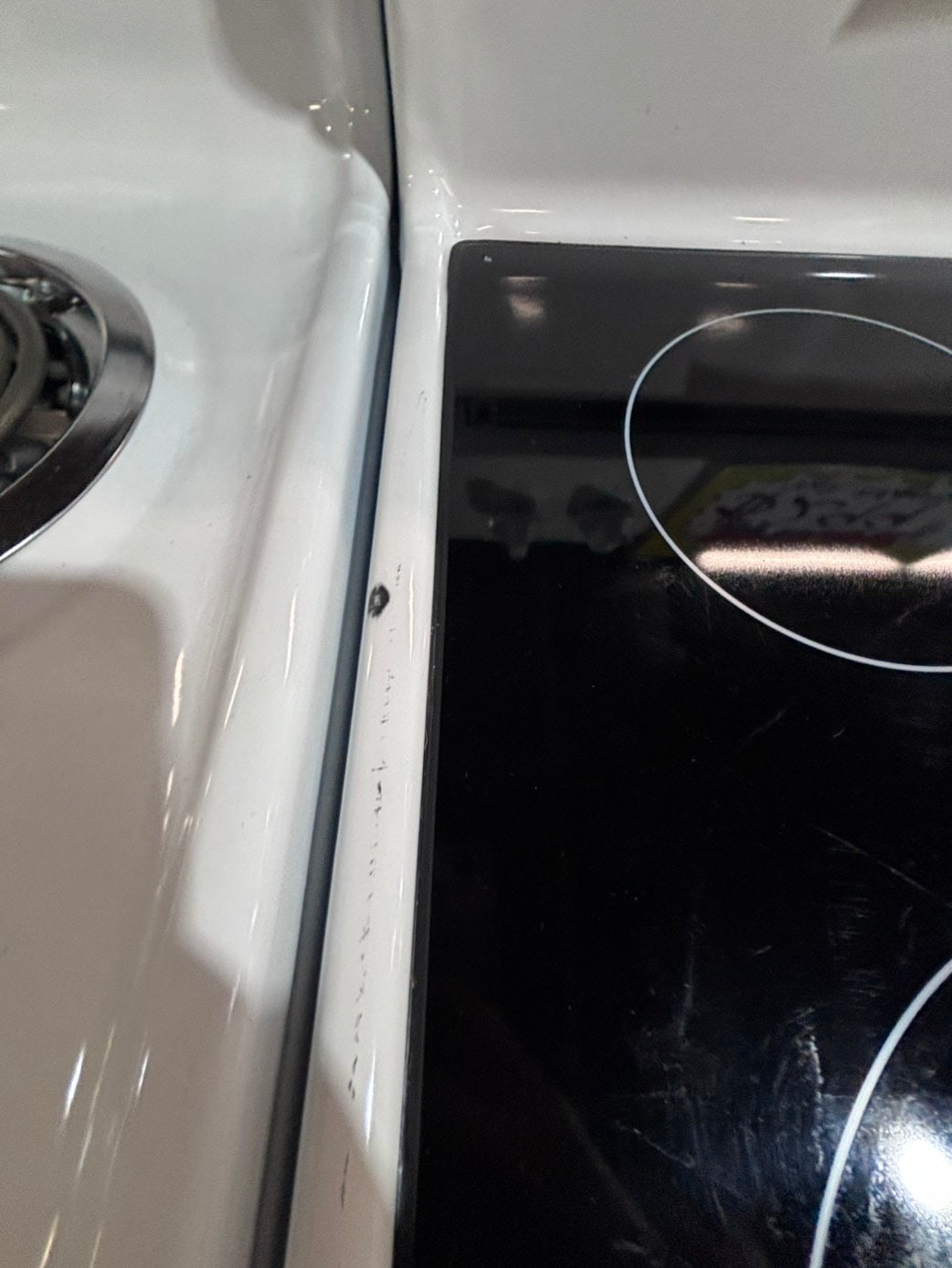 >*special 🔥Frigidaire electric 220v glass top range bake Broil roast self clean white  30" used-Refurbished #FEW911B