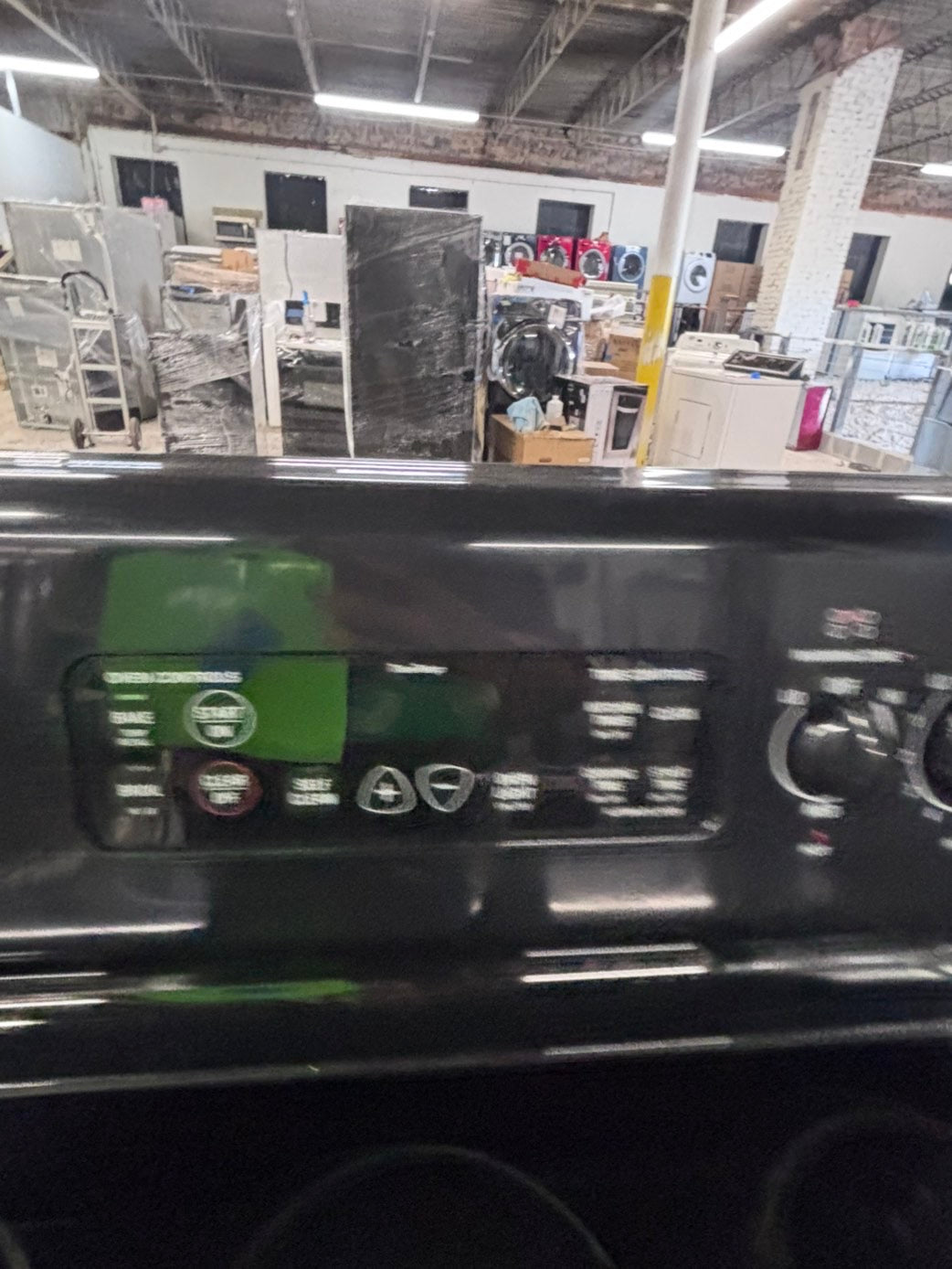 >*special🔥GE electric 220v glass top range 5 burner  bake Broil roast self clean 30" Refurbished #EQQ5S3B