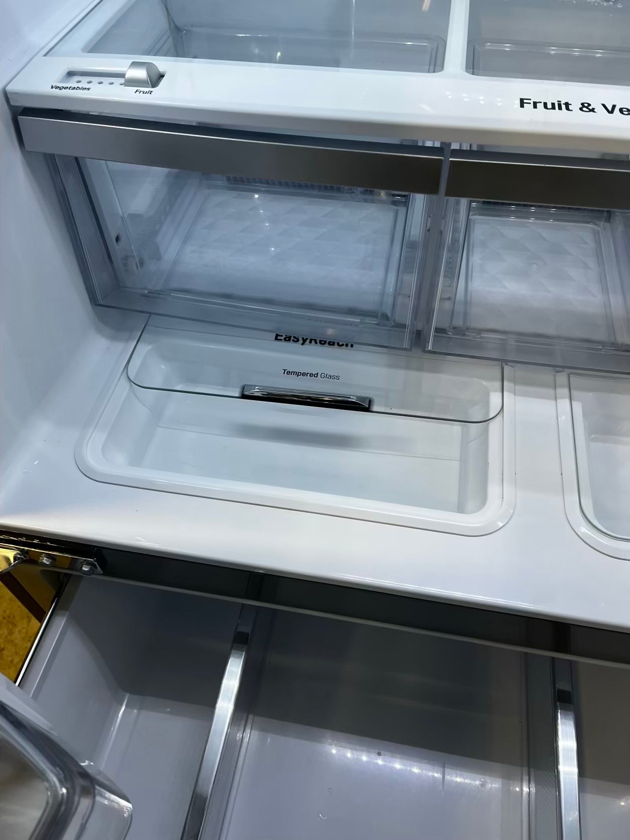 LG Four door Refrigerator stainless steel Showcase w/ ice water dispenser 36" counter-depth  #RF37479B