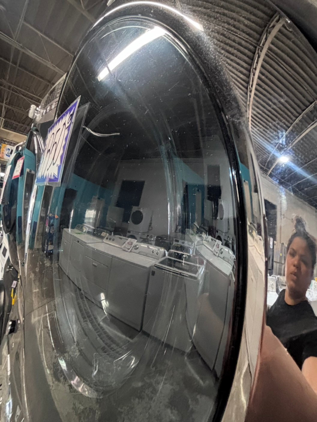 >*Samsung gray washer 4.5cu. ft. Large capacity, & electric dryer set in great condition 27” stackable or side by side  used-refurbished  #SFL23TB