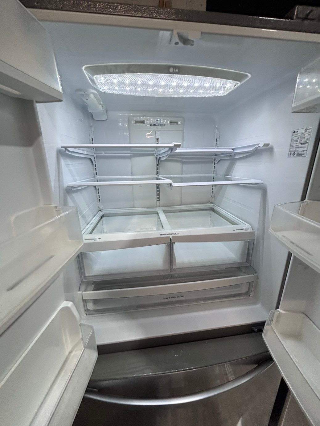 >* special 🔥used-Refurbished LG 36”w x69h x 29 depth refrigerator stainless steel w/ice & water dispenser 36 “ #LGDS73B