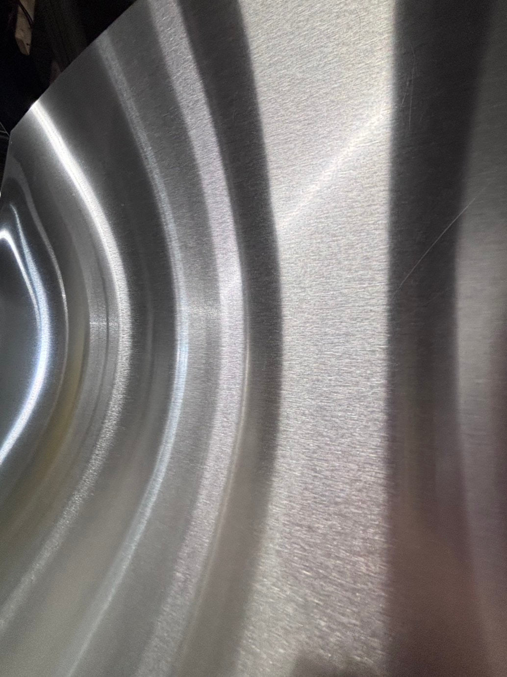 >*28” whirlpool top freezer fridge with ice 🧊 maker inside stainless steel  used-refurbished #FFQW3RB