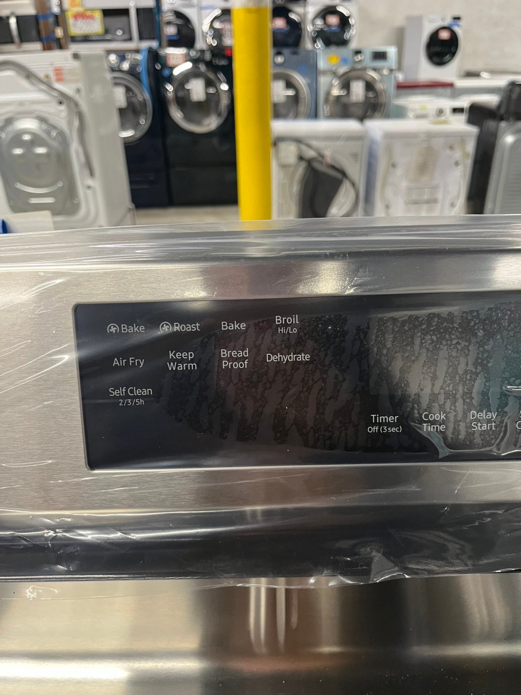 Open Box New Scratch&Dent Samsung - 6.0 Cu. Ft. Freestanding Gas Convection+ Range with WiFi and No-Preheat Air Fry - Stainless Steel #GRS60AB