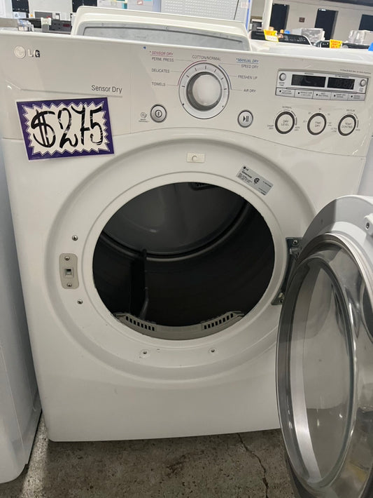 -🔥Black Friday ‼️LG sensor Dry front load stackable electric 220v dryer in white  27" #EDLG44B-TR