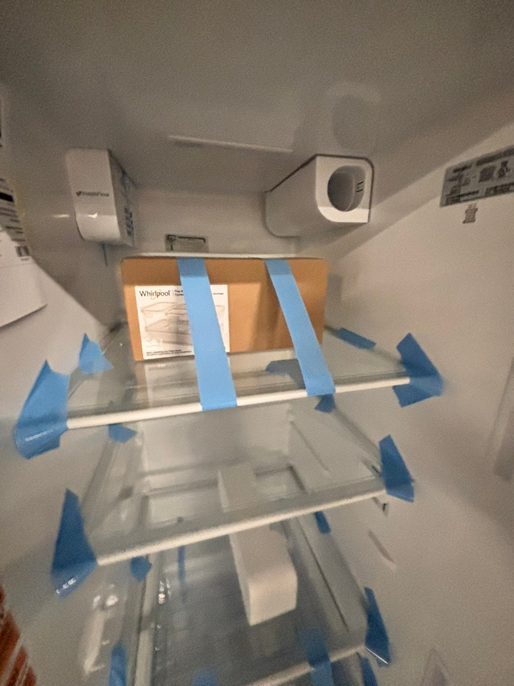 >newOpen Box 📦 | scratch & dent Whirlpool full size  36”in. Side-by-Side Refrigerator in Stainless Steel with iced maker & water dispenser #FWR266B