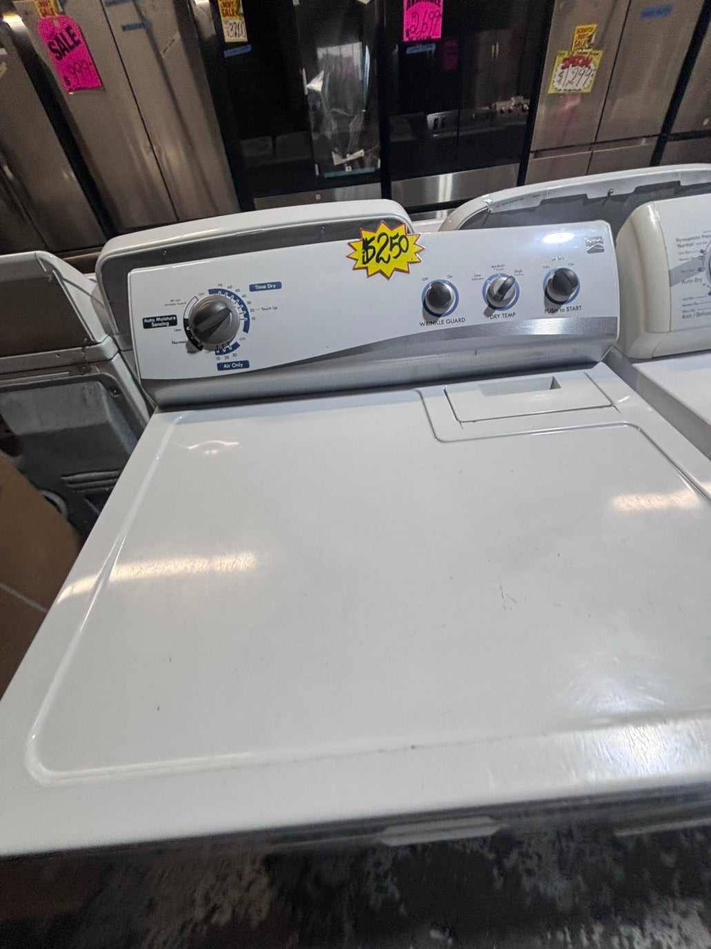 >Kenmore  29” large capacity electric dryer 220v side by side used-refurbished #KED3FB