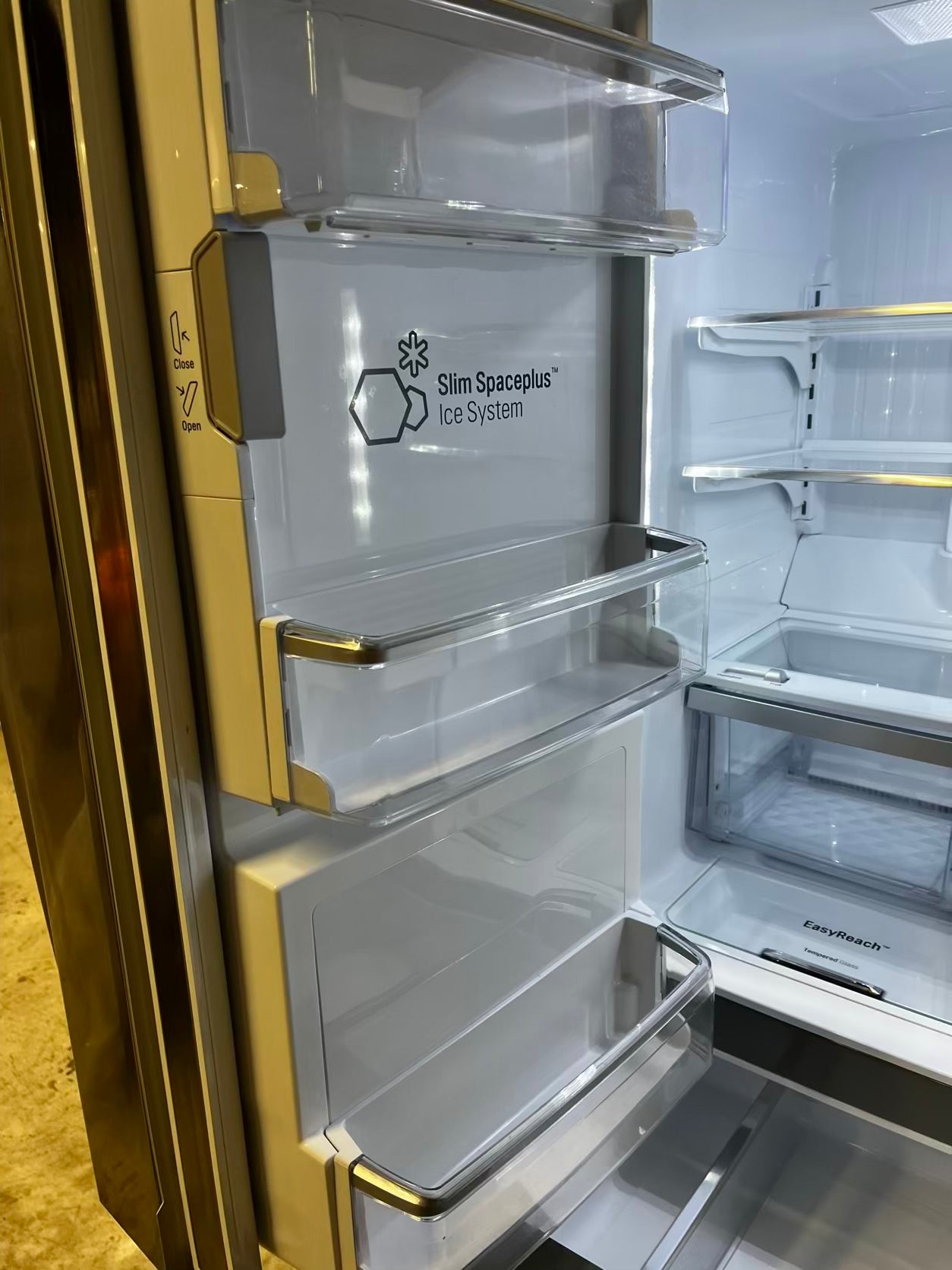 LG Four door Refrigerator stainless steel Showcase w/ ice water dispenser 36" counter-depth  #RF37479B