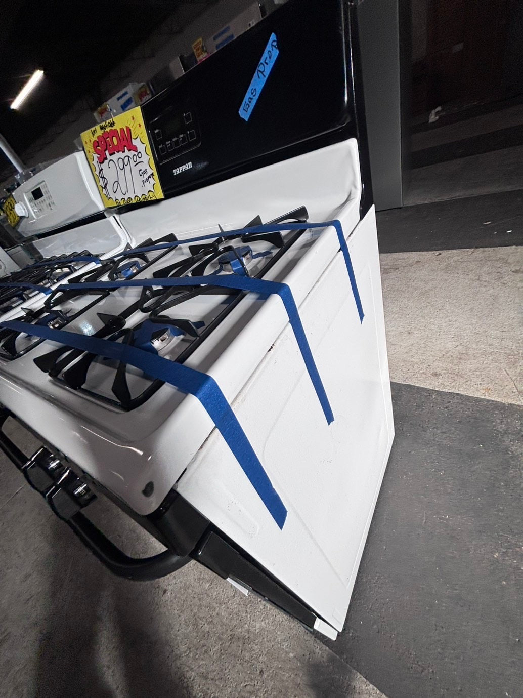 >special 🔥tappan gas range Propane 5 burner stainless steel bake broll 30" RefurbIshed #GTP90PB