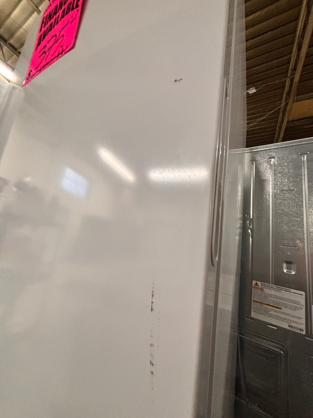 >Frigidaire up-right freezer white 16 cu.ft Refurbished-used #RF9ZXB