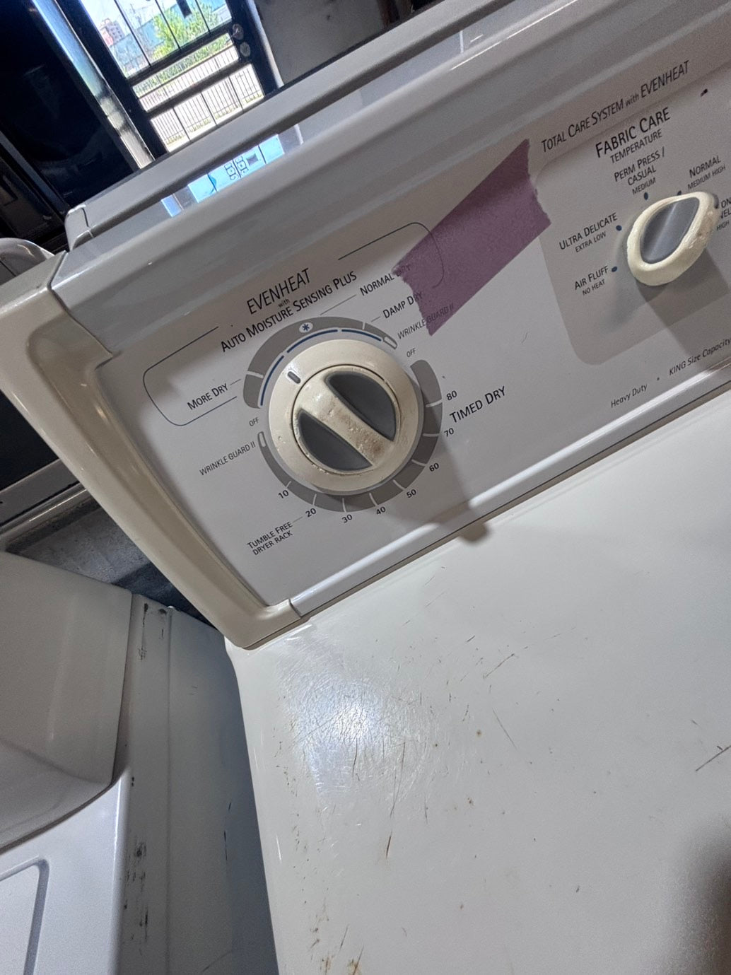 >*special🔥Kenmore 27” large capacity electric dryer 220v side by side used-refurbished #KE27G2B