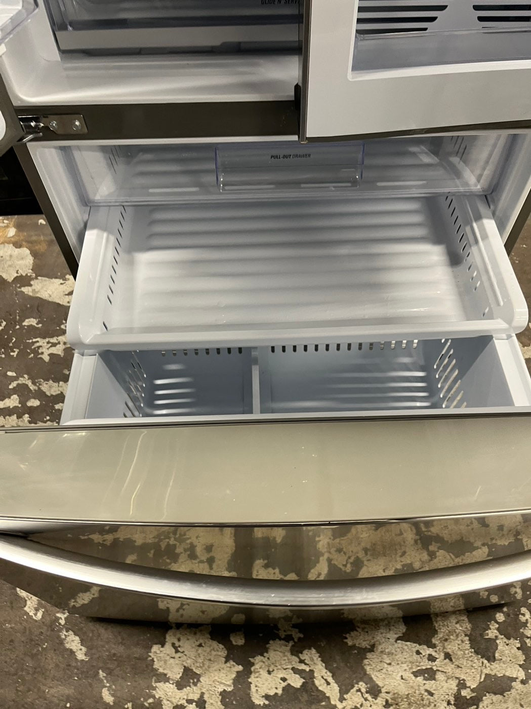 Used Refurbished LG in Door french door showcase refrigerator stainless steel w/ice & water dispenser 36" #RFLG45B
