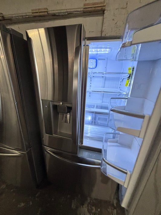 >LG French door Refrigerator counter depth stainless steel w/ ice water dispenser 36" #RTA24B