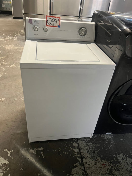 =Roper Top load washing machine w agitator 27" used-Refurbished #WRPR45B