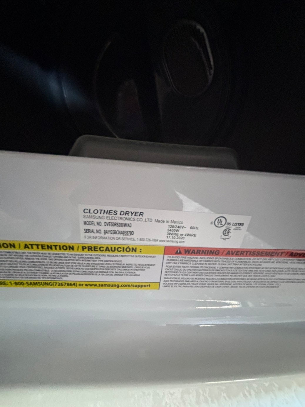 >>samsung mix & match white  top top load washer large capacity & dryer set electric 220v side x side top load stainless steel drum white color used-refurbished #WDS6YB