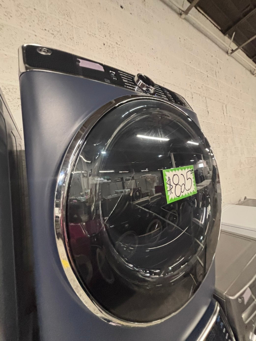 >*GE ENERGY STAR 4.8 Cu. Ft. Capacity Smart Front Load Washer with UltraFresh Vent System with OdorBlock and electric dryer set ,28” stackable or side by side  used-refurbished  #FWRA46BSET