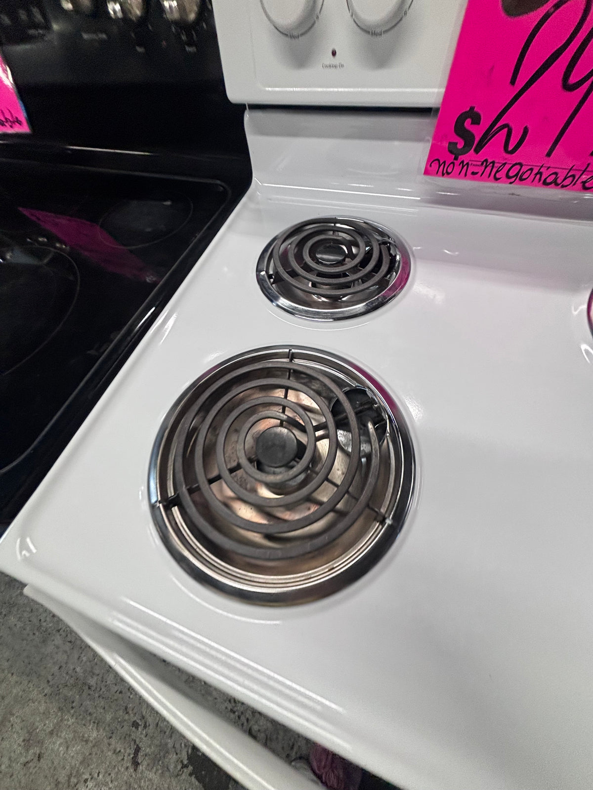 } Whirlpool electric coil top range coil 220v bake /Broil 4 burner used-Refurbished working 💯 with warranty! 30" #EGWW12B