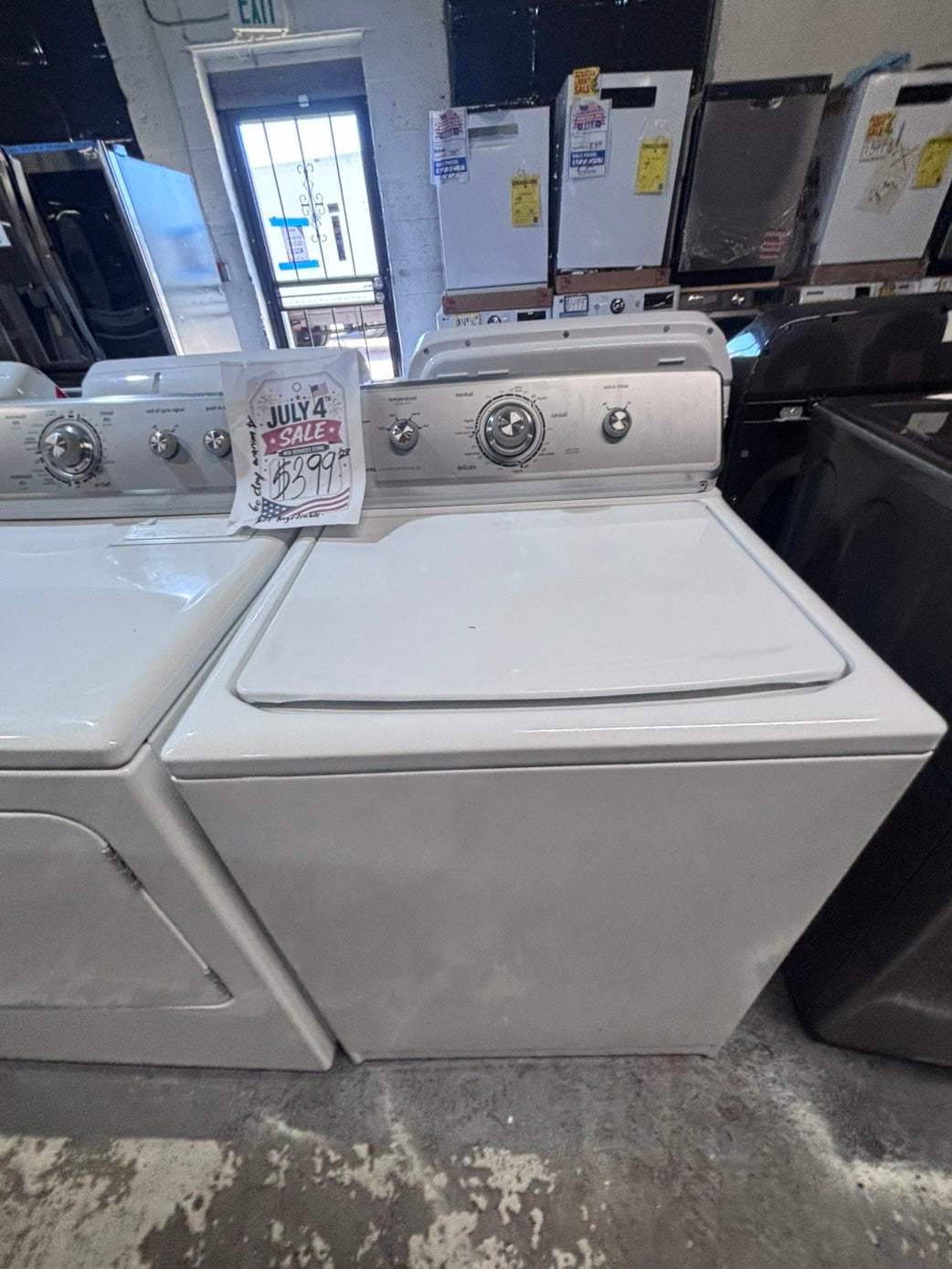 >*sale🔥maytag top load washer  & electric dryer 220v  set top load side by side #SPE2T1B