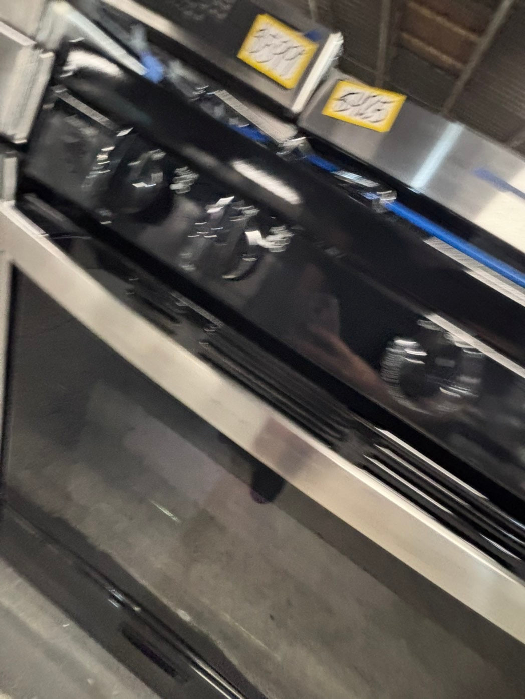 >*GE range 4 burner bake broil Hi/Lo self clean in stainless steel used-great condition ,Refurbished 30” #FLN10SB