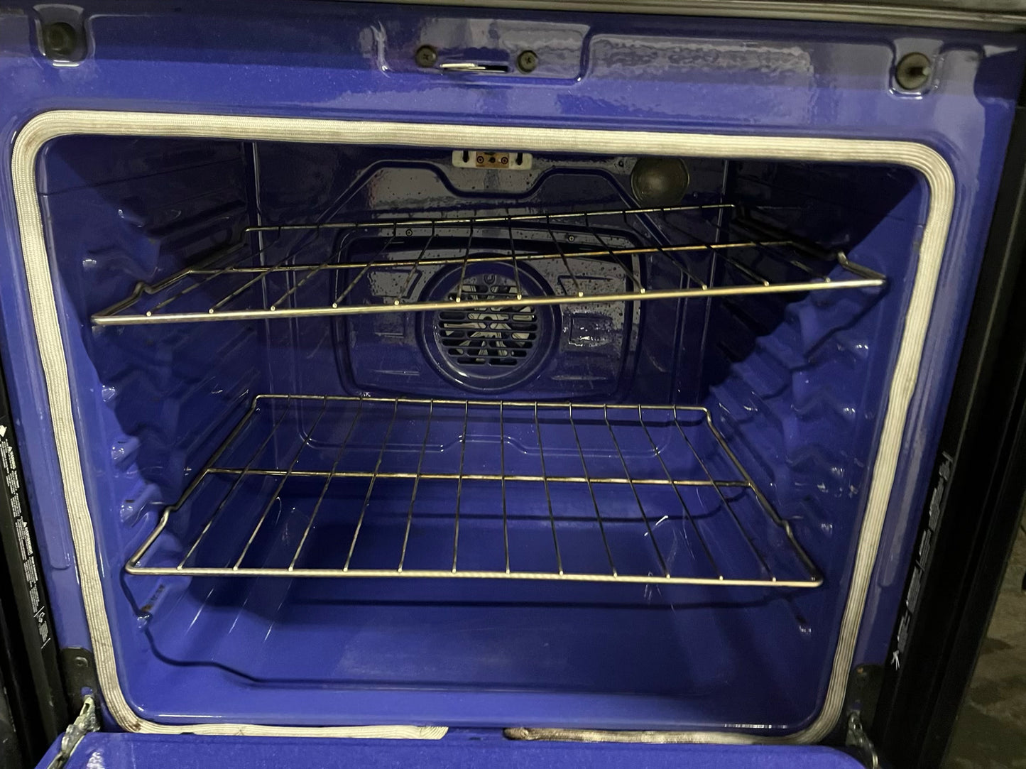 - LG electric range black  5 burner warm zone convection bake broil self clean 30” item number #ERB234TB