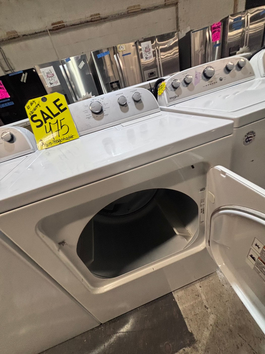 >*special🔥whirlpool top load washer  & electric dryer 220v  set top load side by side #MNY1YB
