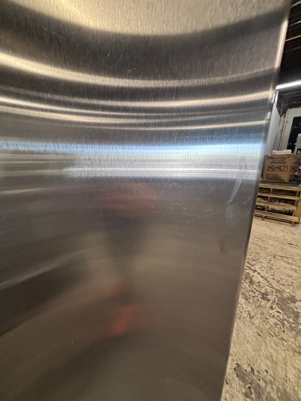 >*GE Side x side  Refrigerator stainless steel with ice maker & water dispenser /. 36” 26cu.ft used-Refurbished. Item number  #RF0044B