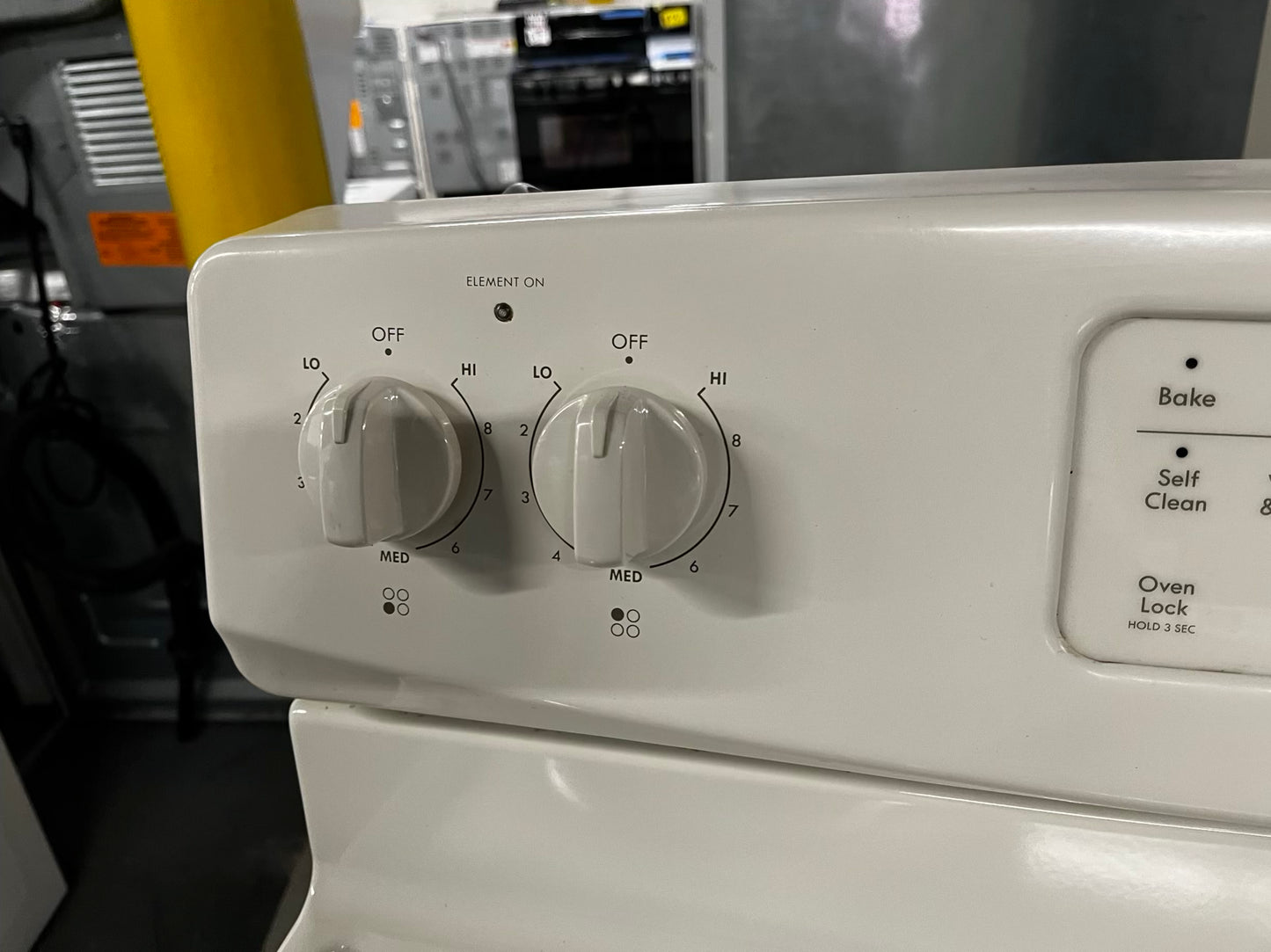 * 🎉 BLACK FRIDAY ⚡️ Kenmore  glass top electric range coil 220v 4 burner Refurbished in off white  bake Broil self clean  30" #ER7532CB