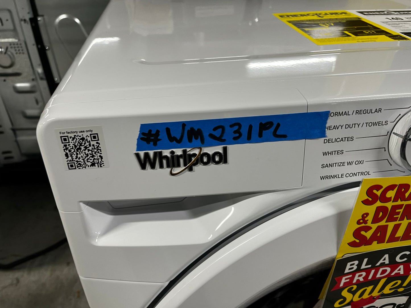 Open Box 📦 scratch & dent - Whirlpool
4.5 cu. ft. High Efficiency White Stackable Front Load Washing Machine with Load & Go XL Dispenser #WM231PL