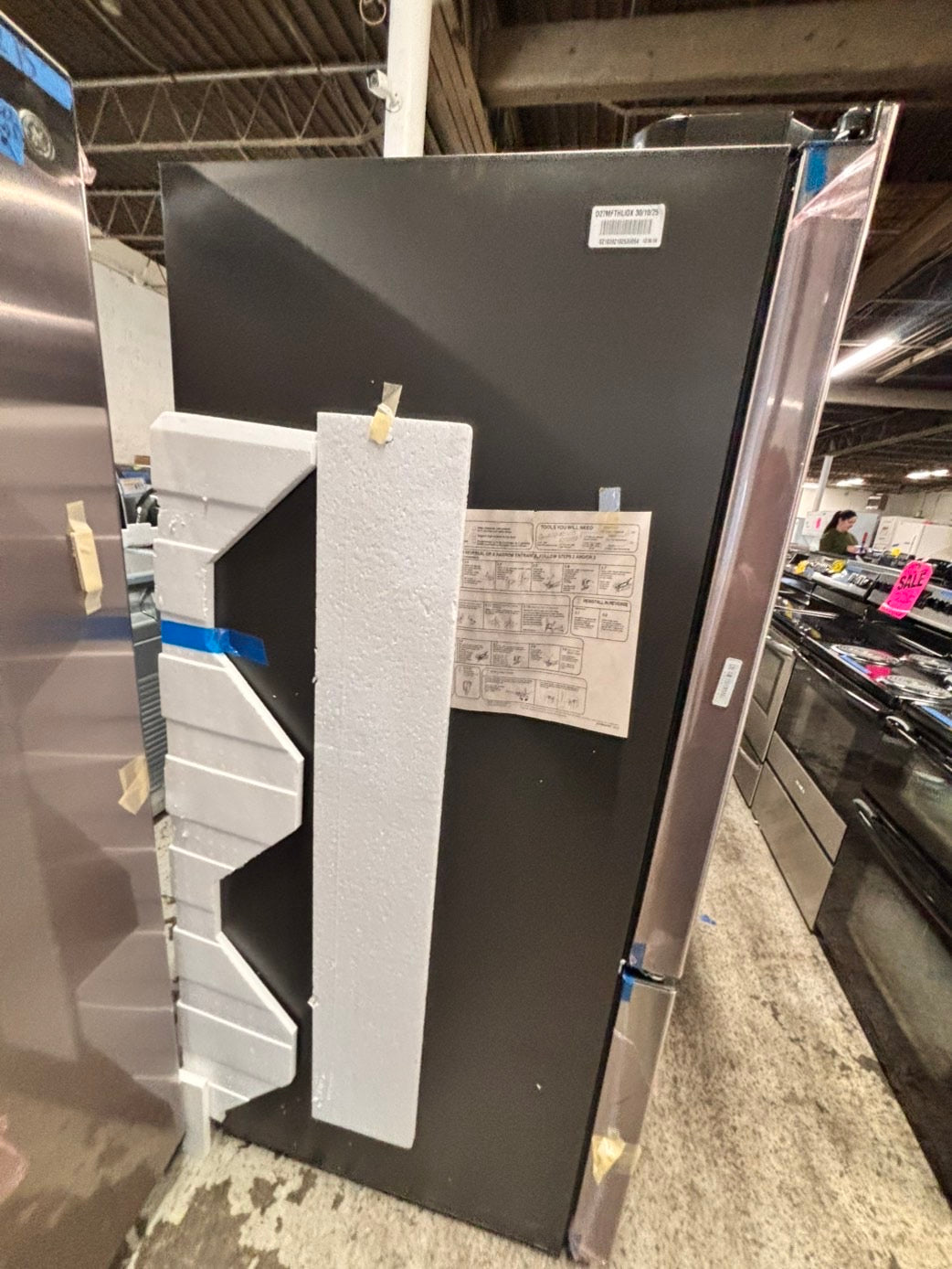 >special🎈New open box 📦 GE Refrigerator with ice maker & water dispenser - Stainless Steel #RFGAA4DB