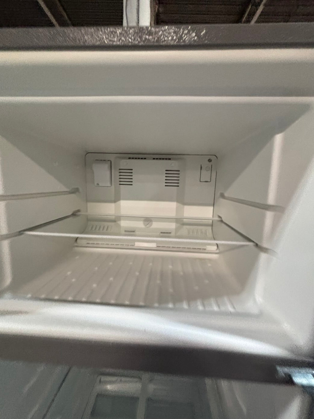 >*28” whirlpool top freezer fridge stainless steel  used-refurbished #FFQX4ZB