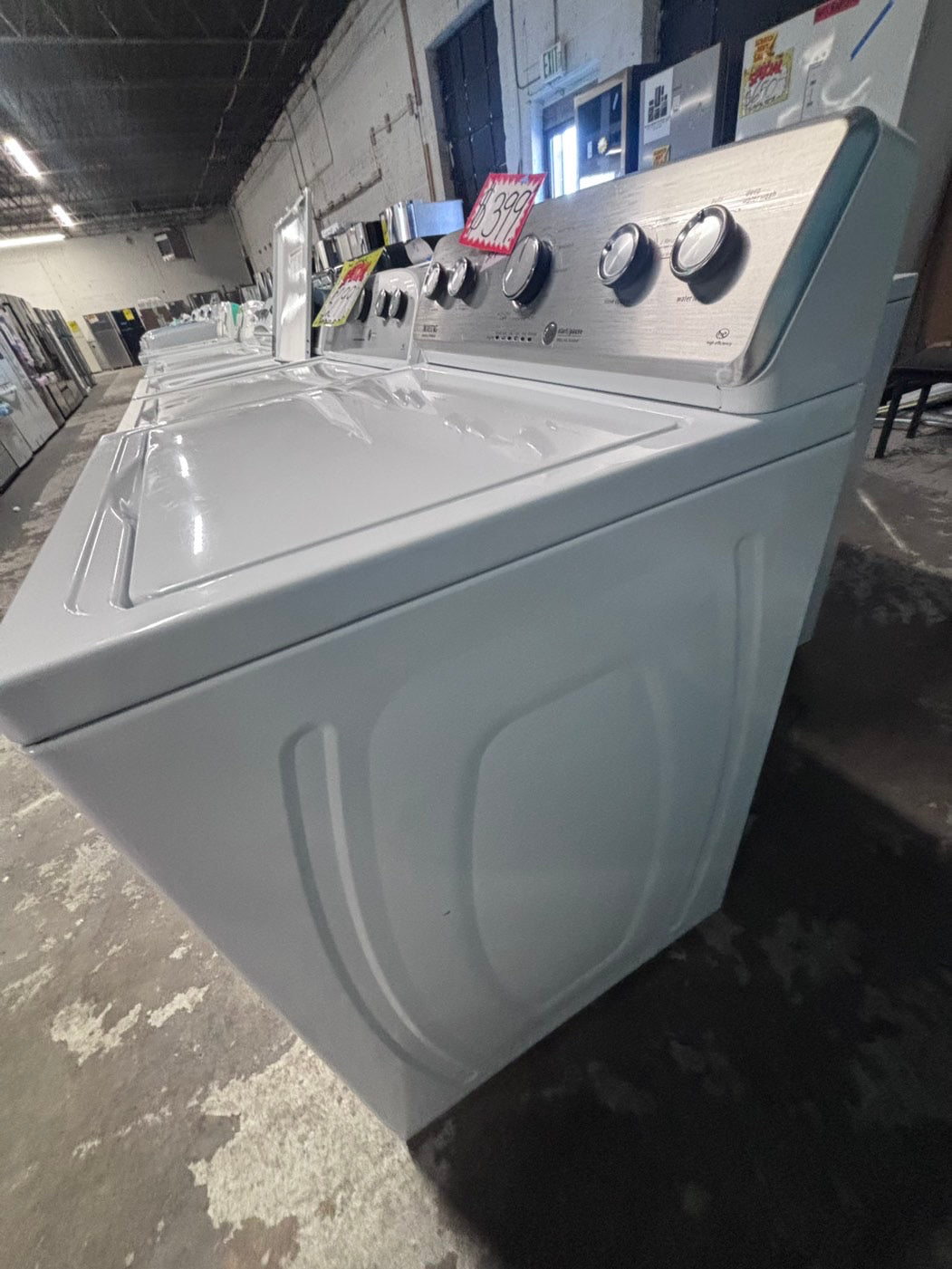 >maytag Top load washing machine large capacity w agitator Drum stainless steel 27" used-Refurbished #ASD5BL