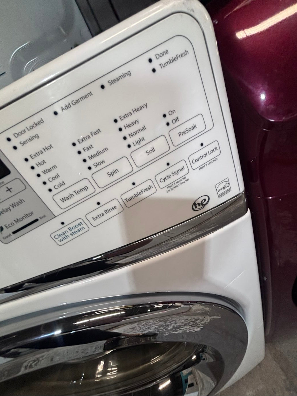 }SALE🎈 front load washer large capacity - in white color #WWS19TB