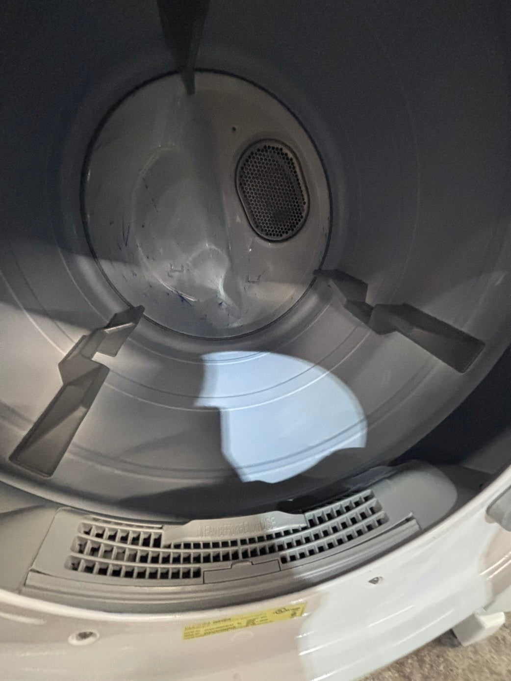 >*July 4th sale 🔥🇺🇸 samsung steam sensor Dry front load stackable electric 220v dryer in white  color used-refurbished 27" #DEQQ4NB
