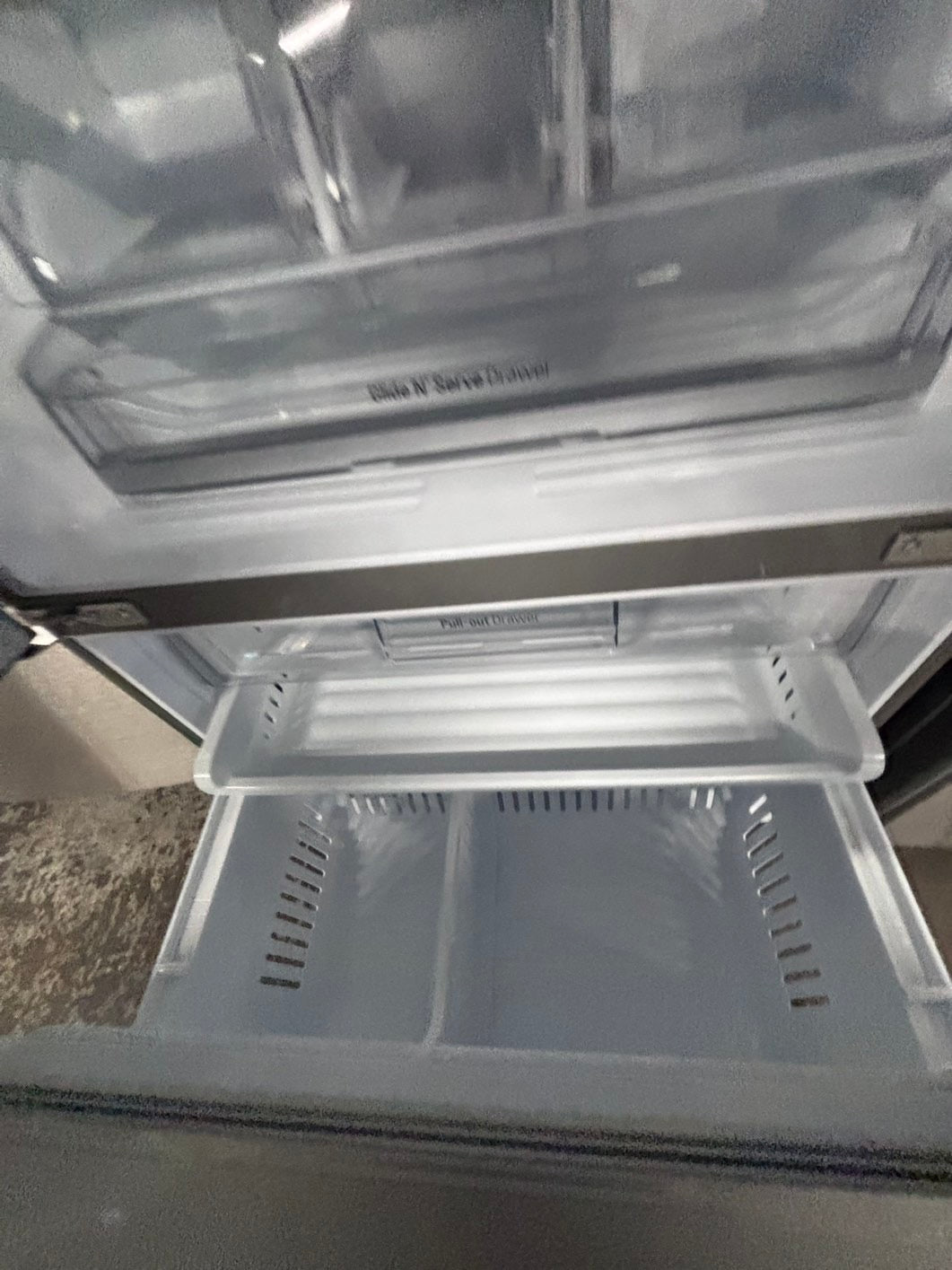 >LG French door Refrigerator counter depth stainless steel w/ ice water dispenser 36" #RTT624B